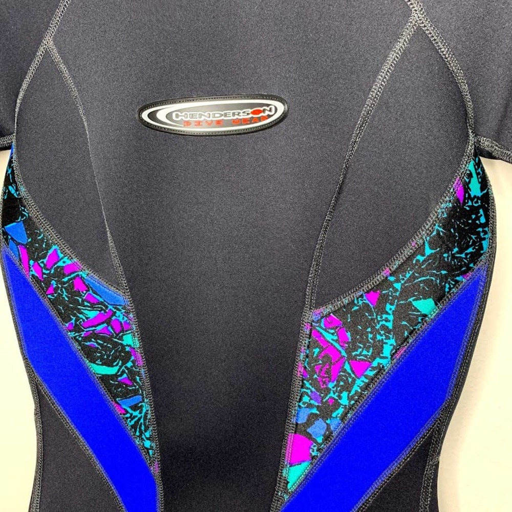 Henderson Women Aquatics Dive Wear Short Sleeves Black - Picture 3 of 8